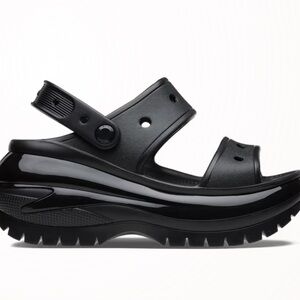 Stylish Black Platform Sandals